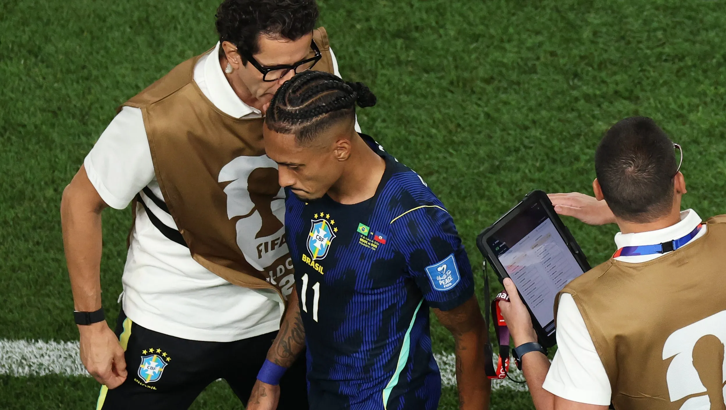 Raphinha, atacante. (Foto de Kevin C. Cox/Getty Images)