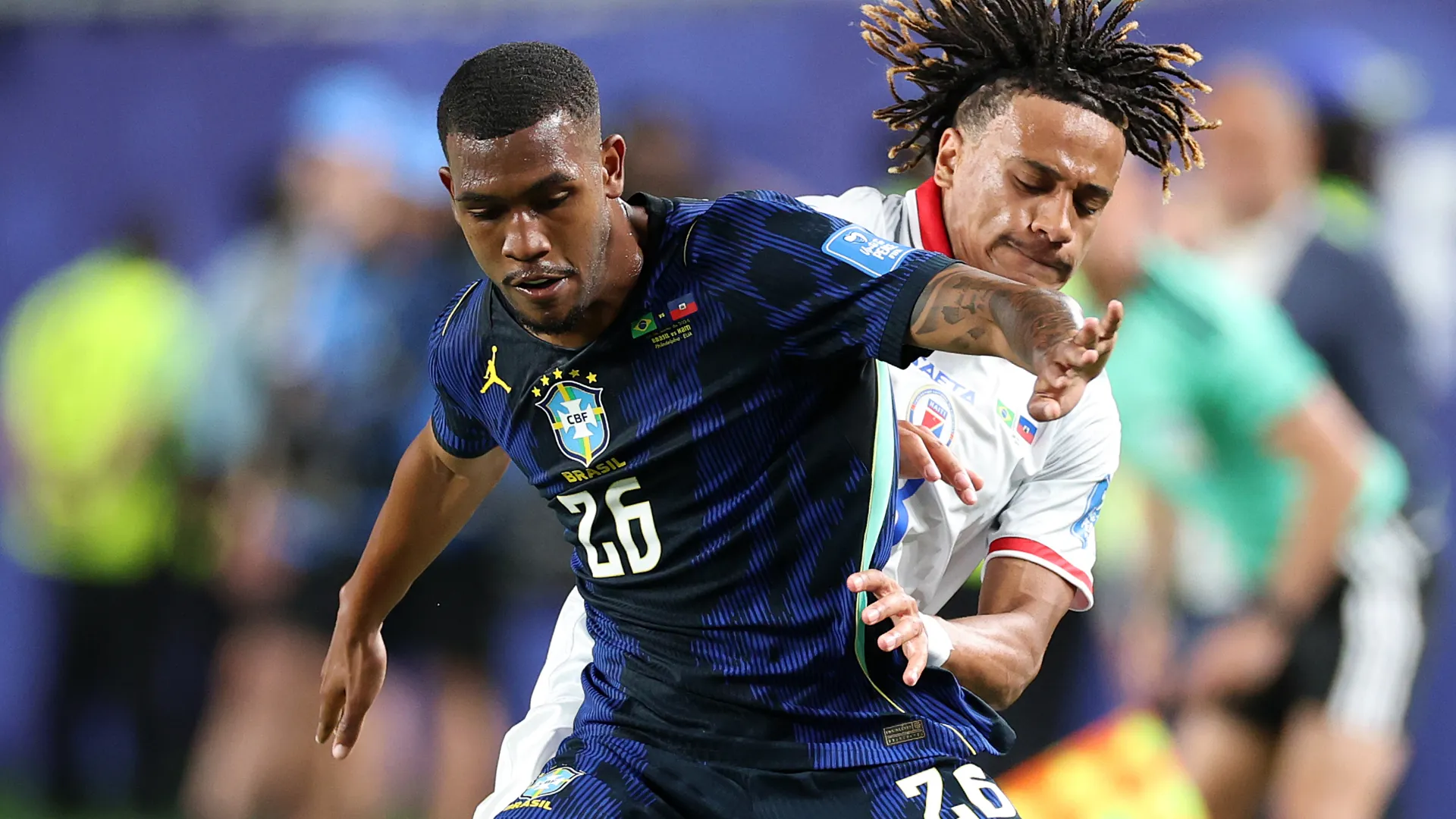 Rayan em ação pela Seleção Brasileira na Copa do Mundo – Foto: Dan Mullan/Getty Images