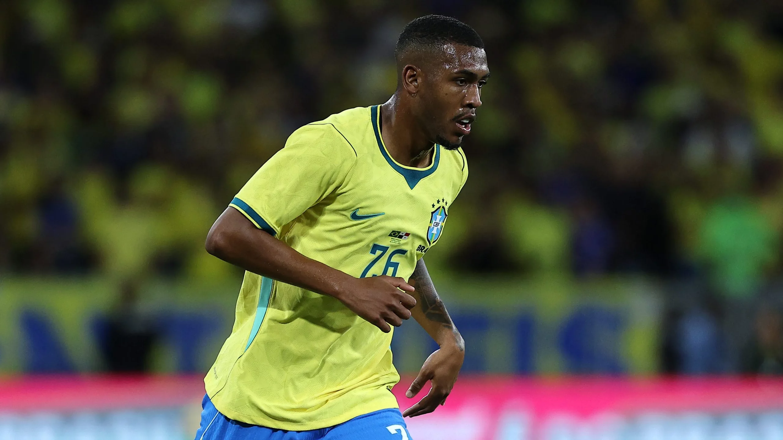 Rayan atuando em Brasil x Panamá. (Photo by Wagner Meier/Getty Images)