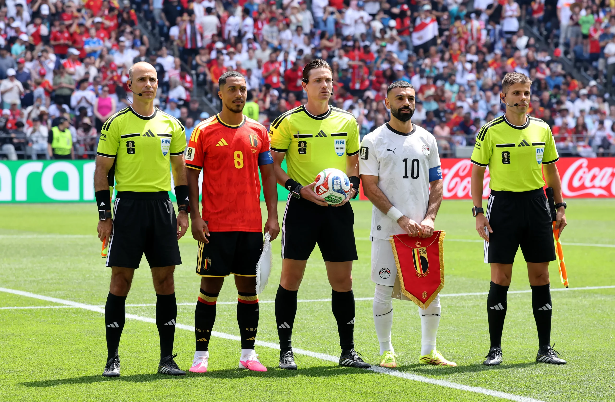 O Egito empatou com a Bélgica na estreia. Photo by Alex Grimm/Getty Images