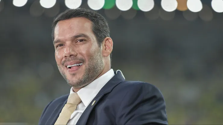 Samir Xaud presidente da CBF no jogo da Selecao Brasileira durante partida contra o Panama no estadio Maracana pelo campeonato Amistoso.