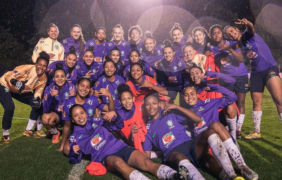 Seleção Sub-15 se prepara para Liga Evolución. Foto: @biavazesilva/Instagram