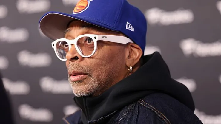 Spike Lee compareceu ao treino da Seleção. Foto: Anna Webber