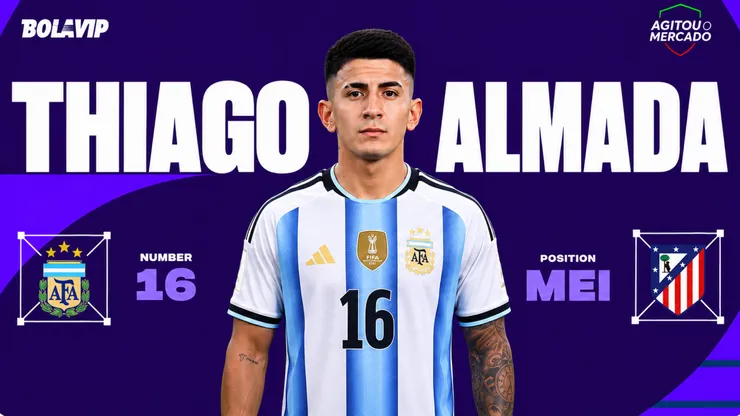 Thiago Almada foi bem na vitória da Argentina. Foto: IMAGO/Gribaudi/ImagePhoto