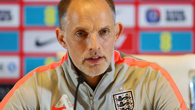 Thomas Tuchel em entrevista coletiva - (Photo by Richard Pelham/Getty Images)