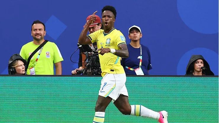 Vini pela Seleção. Foto: Robert Cianflone/Getty Images