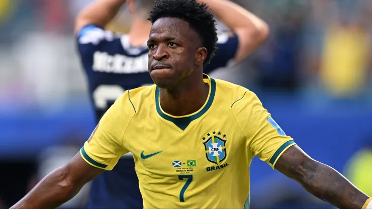 Vinicius Júnior marcou nos três jogos da fase de grupos. Foto: IMAGO/Gribaudi/ImagePhoto