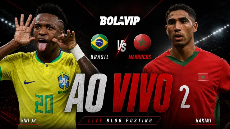 Acompanhe Brasil x Marrocos pela estreia da Seleção na Copa do Mundo