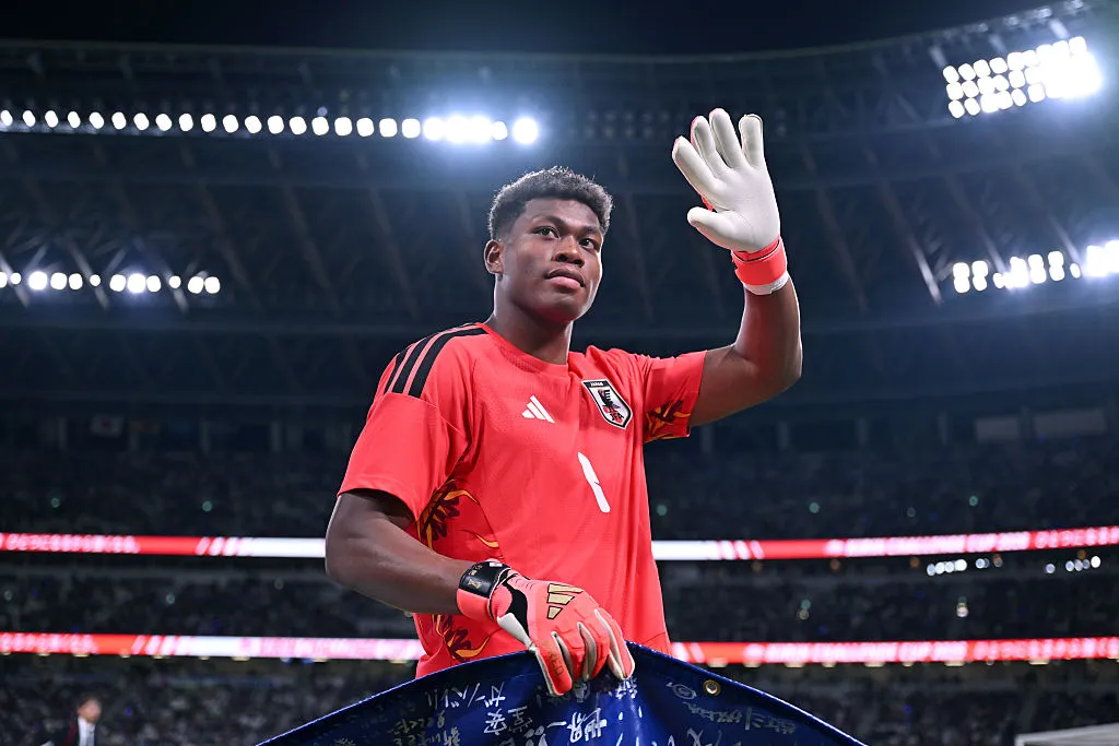 Zion Suzuki, goleiro do Japão. Foto: Kenta Harada/Getty Images