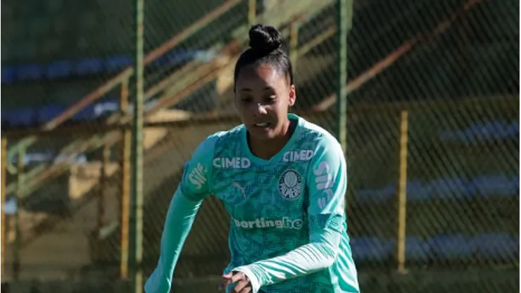 Ana Flávia voltou a treinar pelo Verdão - Foto: Paloma Cassiano/Palmeiras