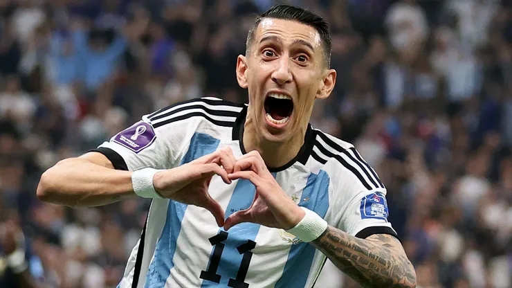 Ángel Dí Maria apareceu nos momentos certos no tricampeonato de 2022 (Photo by Catherine Ivill)
