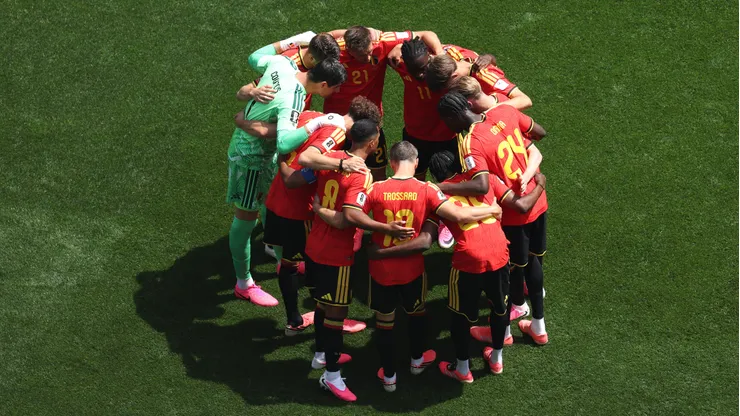 Jogadores da Bélgica na Copa. (Photo by Emilee Chinn/Getty Images)