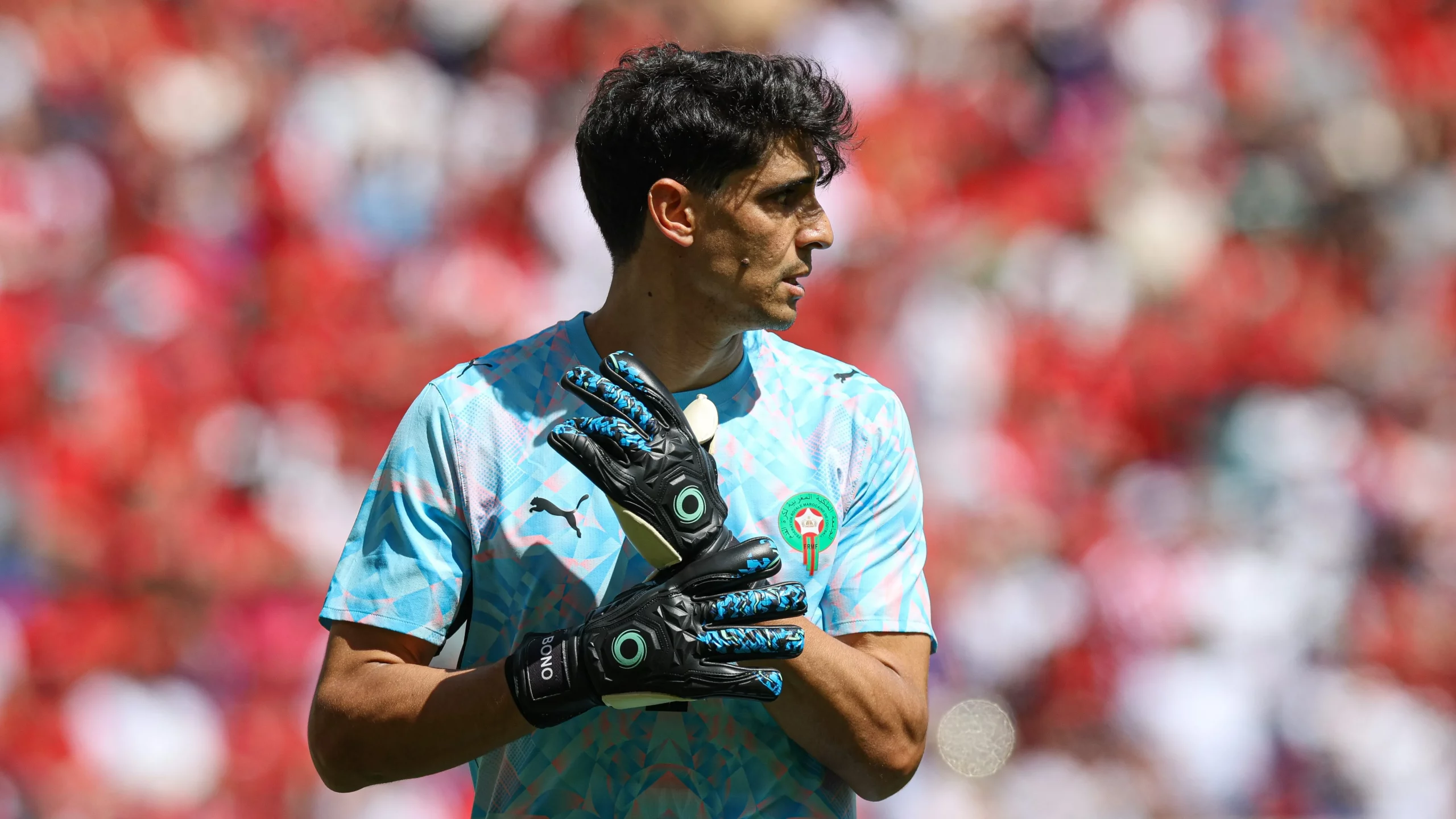 Bounou, goleiro do Marrocos. (Photo by Vincent Carchietta/Getty Images)
