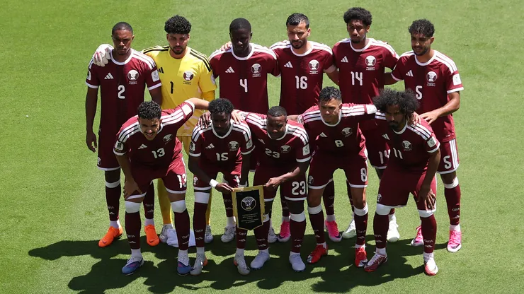 Equipe do Catar. (Photo by Fran Santiago/Getty Images)