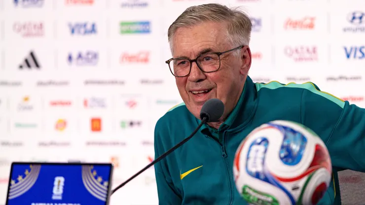 ESTADOS UNIDOS - NOVA YORK - 12/06/2026 - SELECAO BRASILEIRA, COLETIVA - O italiano Carlo Ancelotti tecnico da Selecao Brasileira durante entrevista coletiva de imprensa apos treino da equipe realizado no MetLife Stadium. Foto: Rodolfo Buhrer/AGIF