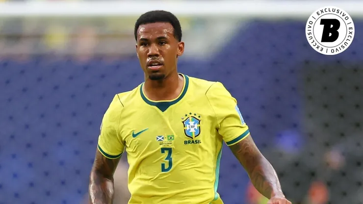 Gabriel Magalhães é titular absoluto na zaga brasileira na Copa. Foto: Megan Briggs/Getty Images