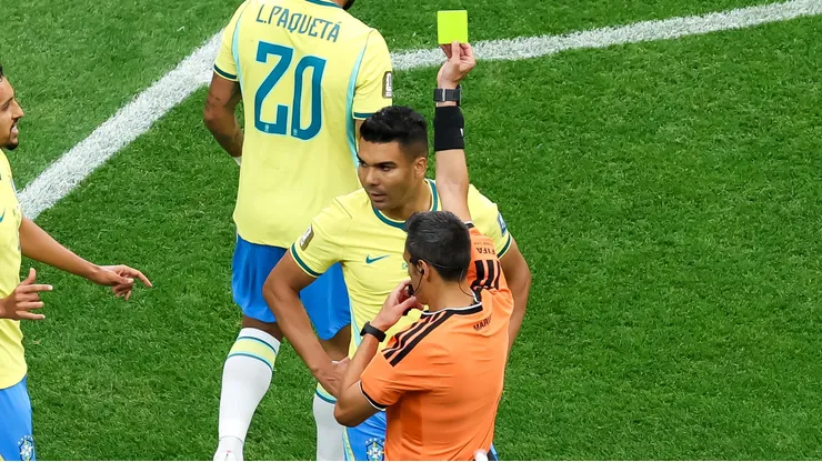 Casemiro já recebeu dois cartões amarelos neste Mundial (Photo by Molly Darlington)
