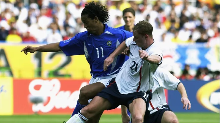 Brasil nunca perdeu para a Inglaterra em Copas do Mundo (Photo by Ross Kinnaird)