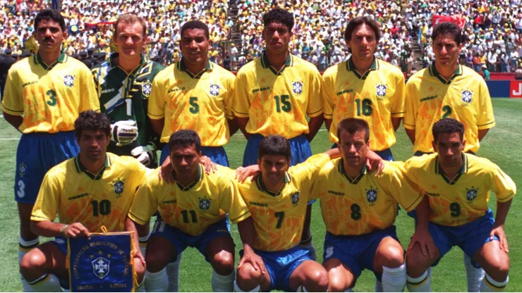 Brasil foi campeão em 1994 após começar com duas vitórias e um empate Credit: Stephen Dunn/ALLSPORT