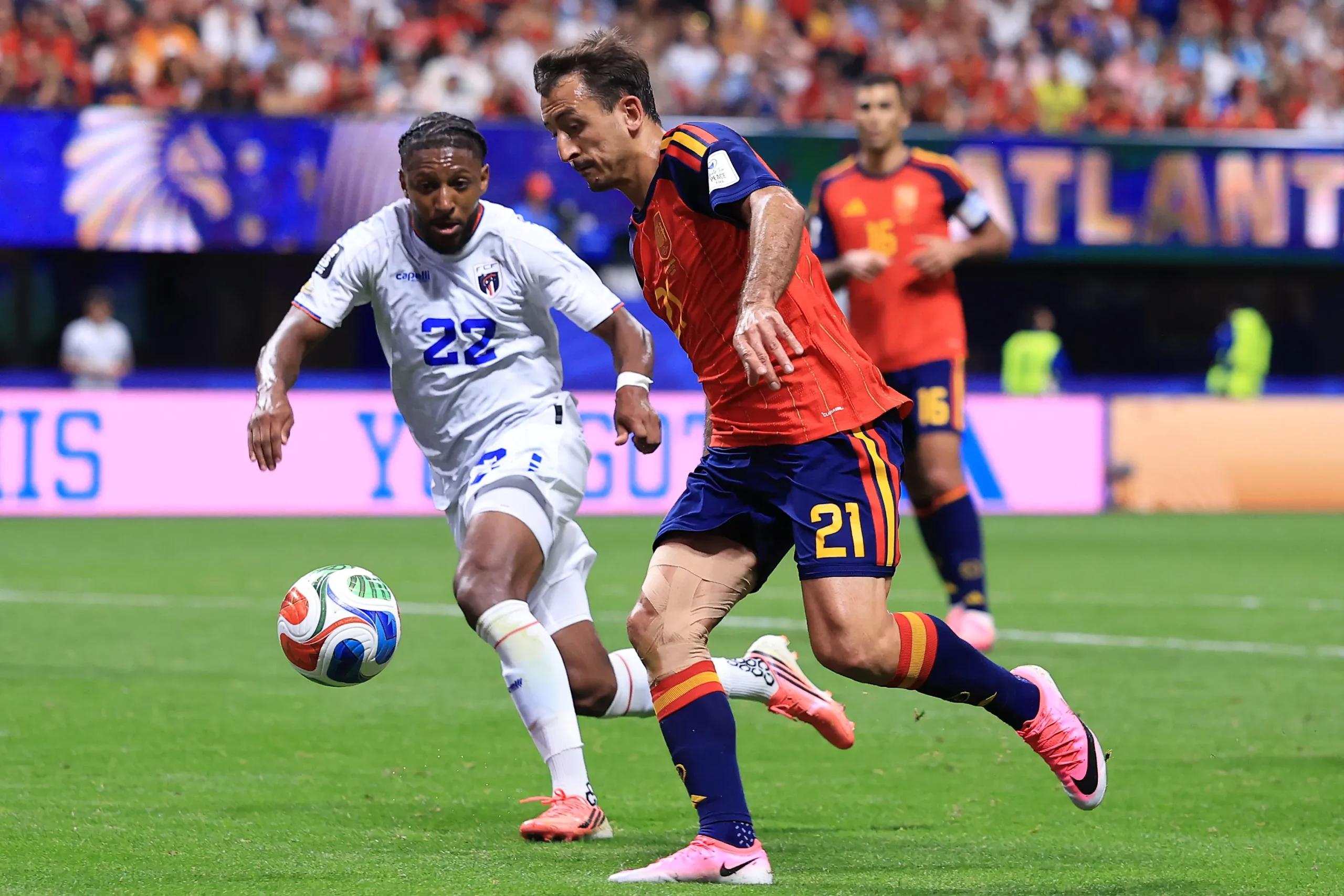 Cabo Verde empatou com a Espanha na estreia na Copado Mundo. Foto: Buda Mendes/Getty Images