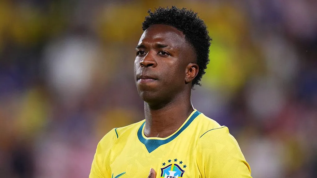 Vinicius Jr é um dos principais nomes no ataque do Brasil. Foto: Rich Storry/Getty Images