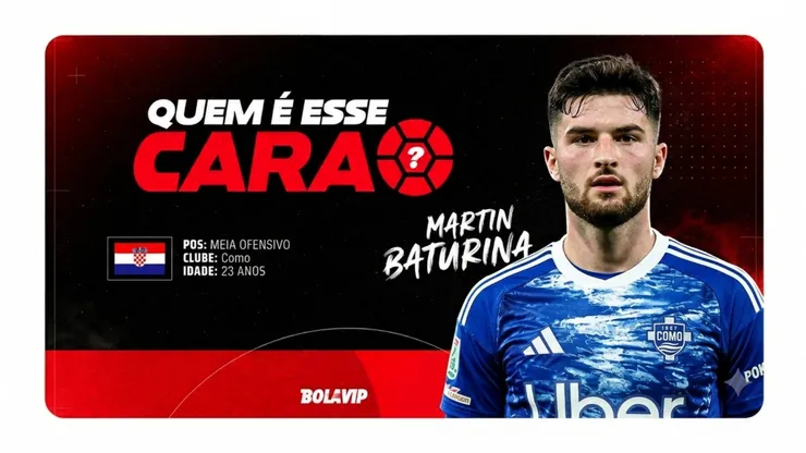 Martin Baturina é uma das principais novidades da Croácia Foto: Marco Luzzani/Getty Images