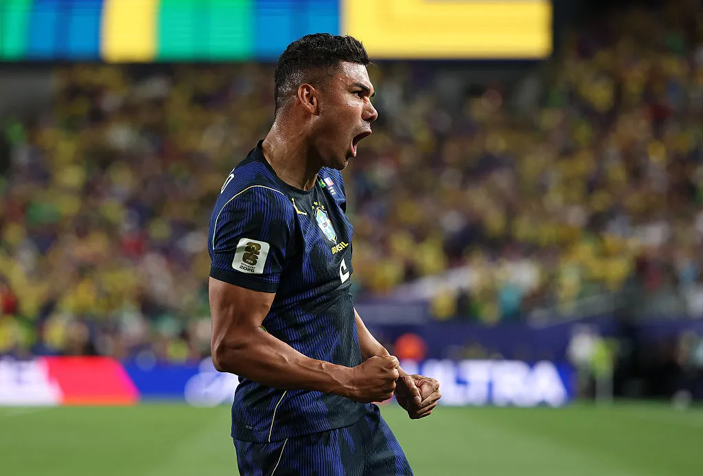 Casemiro é um dos pendurados na Seleção Brasileira. Foto: Dan Mullan/Getty Images