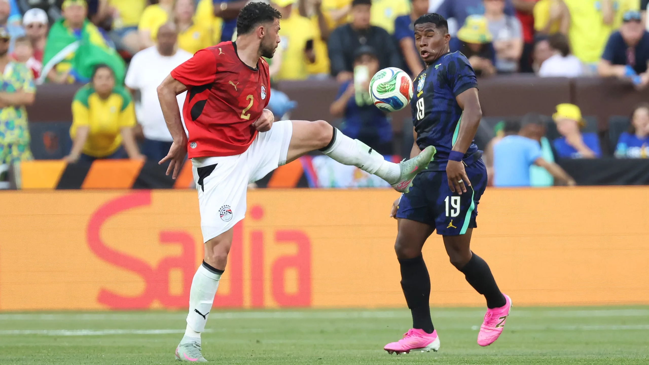 Endrick pela Seleção. (Photo by Kirk Irwin/Getty Images)