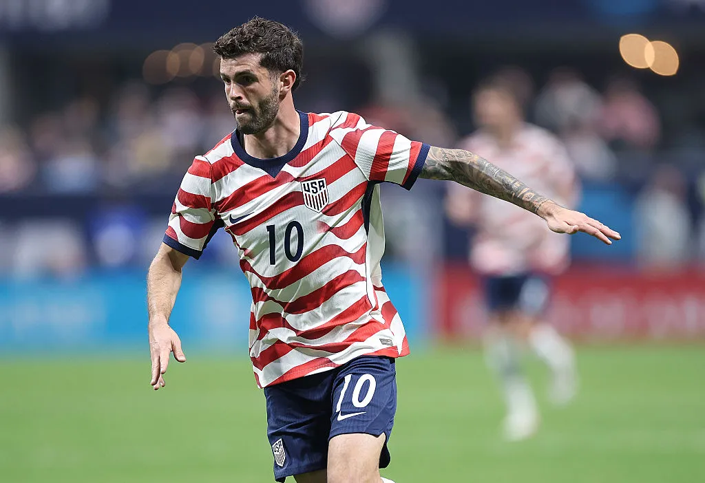 Camisa principal dos Estados Unidos. Foto: Kevin C. Cox/Getty Images