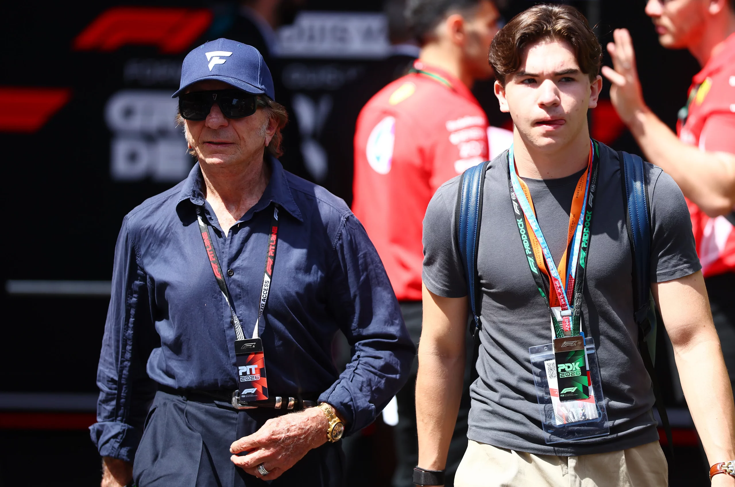 MONTE-CARLO, MONACO – JUNE 04: Emerson Fittipaldi and Emerson Fittipaldi of Brazil and AIX Racing (20) arrive in the Paddock during practice ahead of Round 4 Monaco of the Formula 2 Championship at Circuit de Monaco on June 04, 2026 in Monte-Carlo, Monaco. (Photo by Joe Portlock/Getty Images)