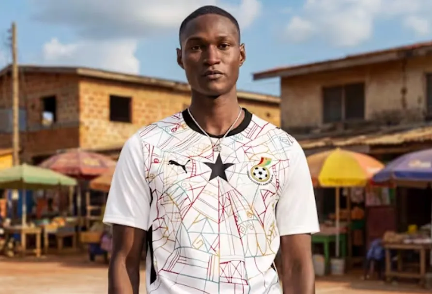 Camisa principal de Gana. Foto: Divulgação/Puma