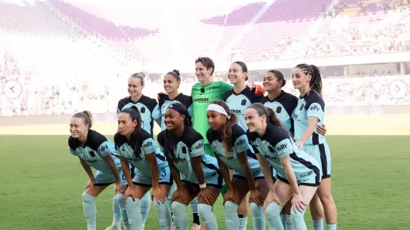 Gotham FC, time da NWSL, em campo