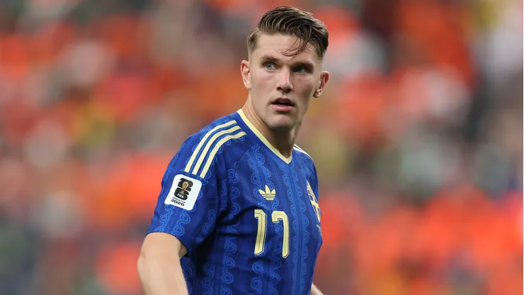 Gyokeres passou em branco contra a Holanda. (Photo by Molly Darlington/Getty Images)