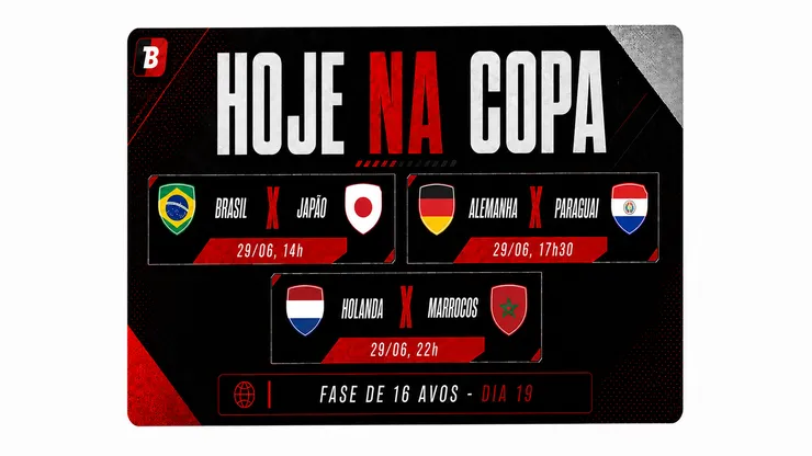 Hoje na Copa tem Brasil em campo contra o Japão