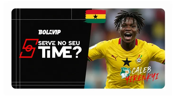 Caleb Yirenkyi, atuando pela Seleção de Gana: Foto: (Robert Cianflone/Getty Images)