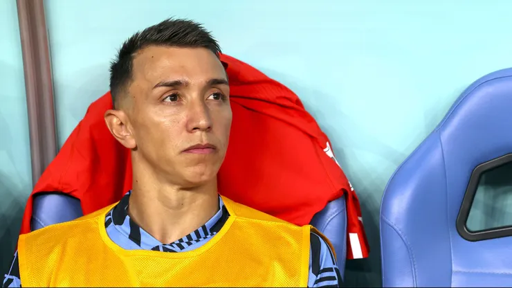 Muslera falhou feio no 1º tempo e foi 'sacado' por Bielsa no intervalo contra a Espanha