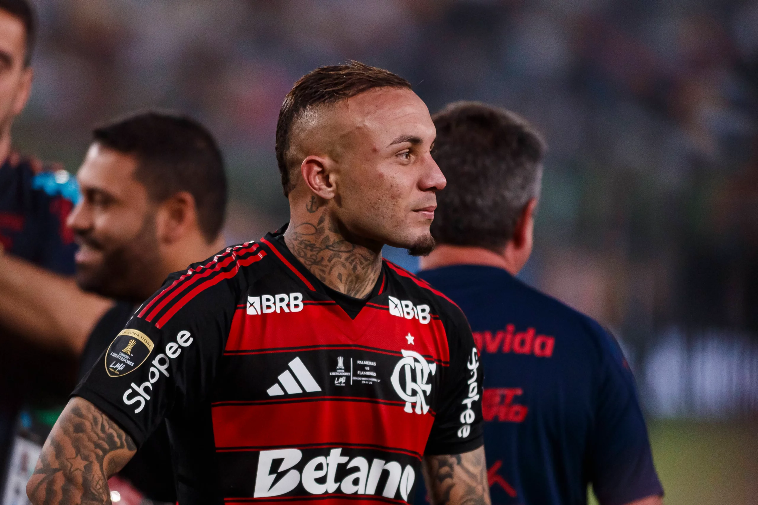 Palmeiras v Flamengo – Copa CONMEBOL Libertadores 2025 Final Lima, Peru – November 29: Everton Cebolinha of Flamengo during the Copa CONMEBOL Libertadores 2025 Final match between Palmeiras and Flamengo at Estadio Monumental U de Lima. Copyright: xLatinxSportxImagesx