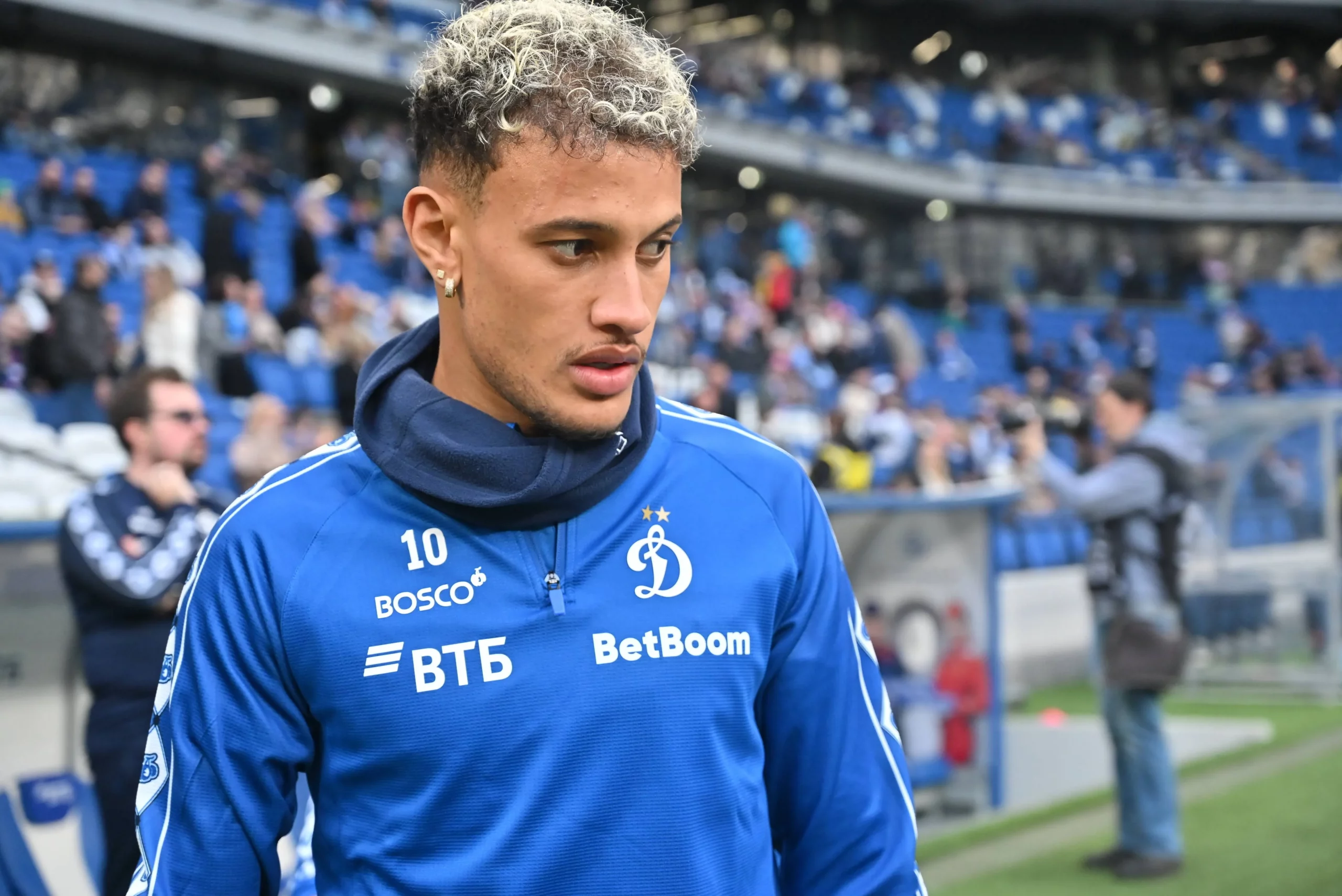 Russian Football Championship season 25/26, RPL round 23. Match of the football teams Dynamo Moscow – Orenburg. VTB Arena Stadium Dynamo, Moscow 4 April 2026. In the photo: Joao Paulo Bitello. photo: Pavel Kashayev. PavelxKashaev