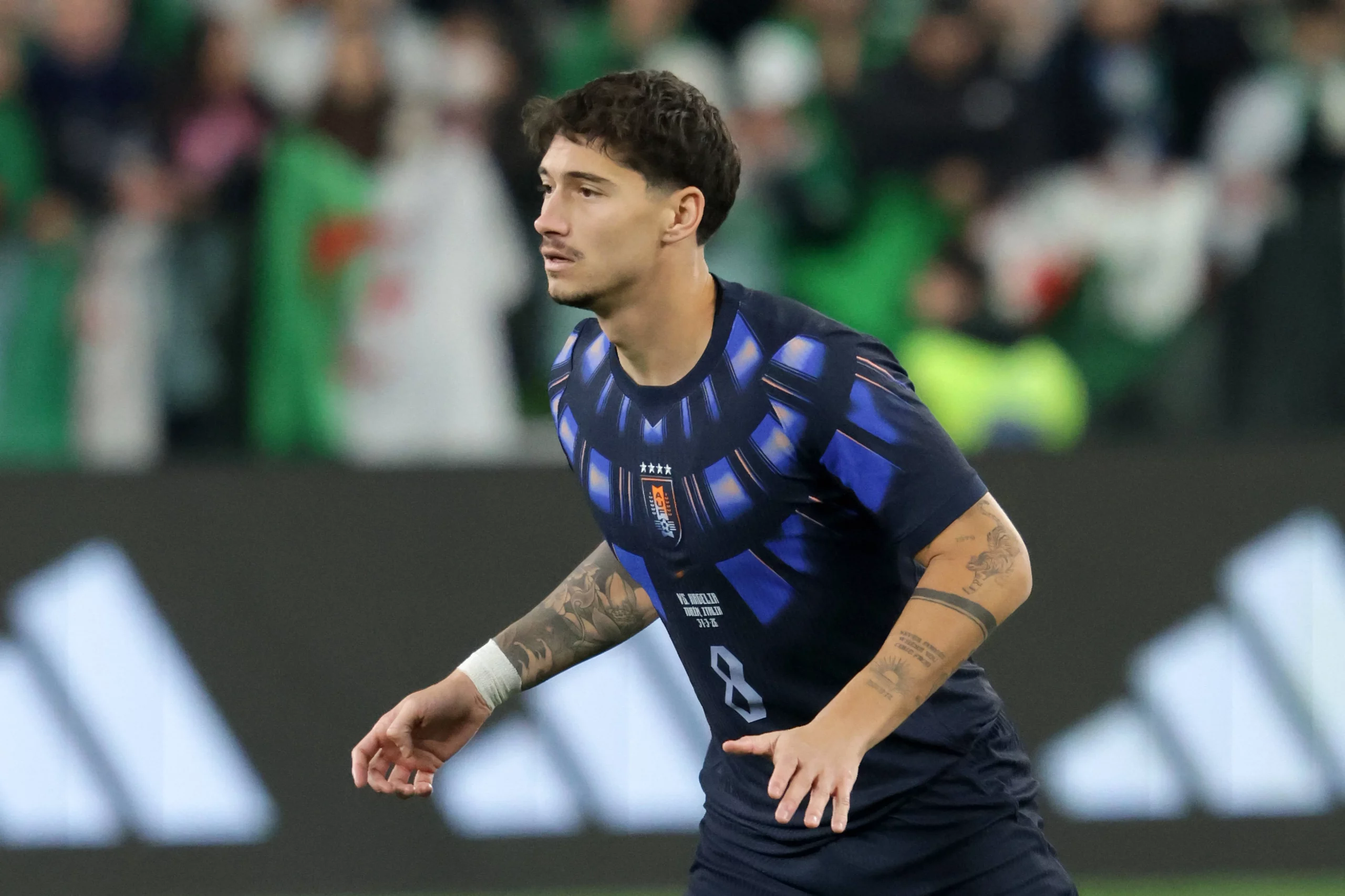 Emi Martínez ainda não entrou pelo Uruguai na Copa, mas permanece valorizado no mercado – Foto: IMAGO / Buzzi