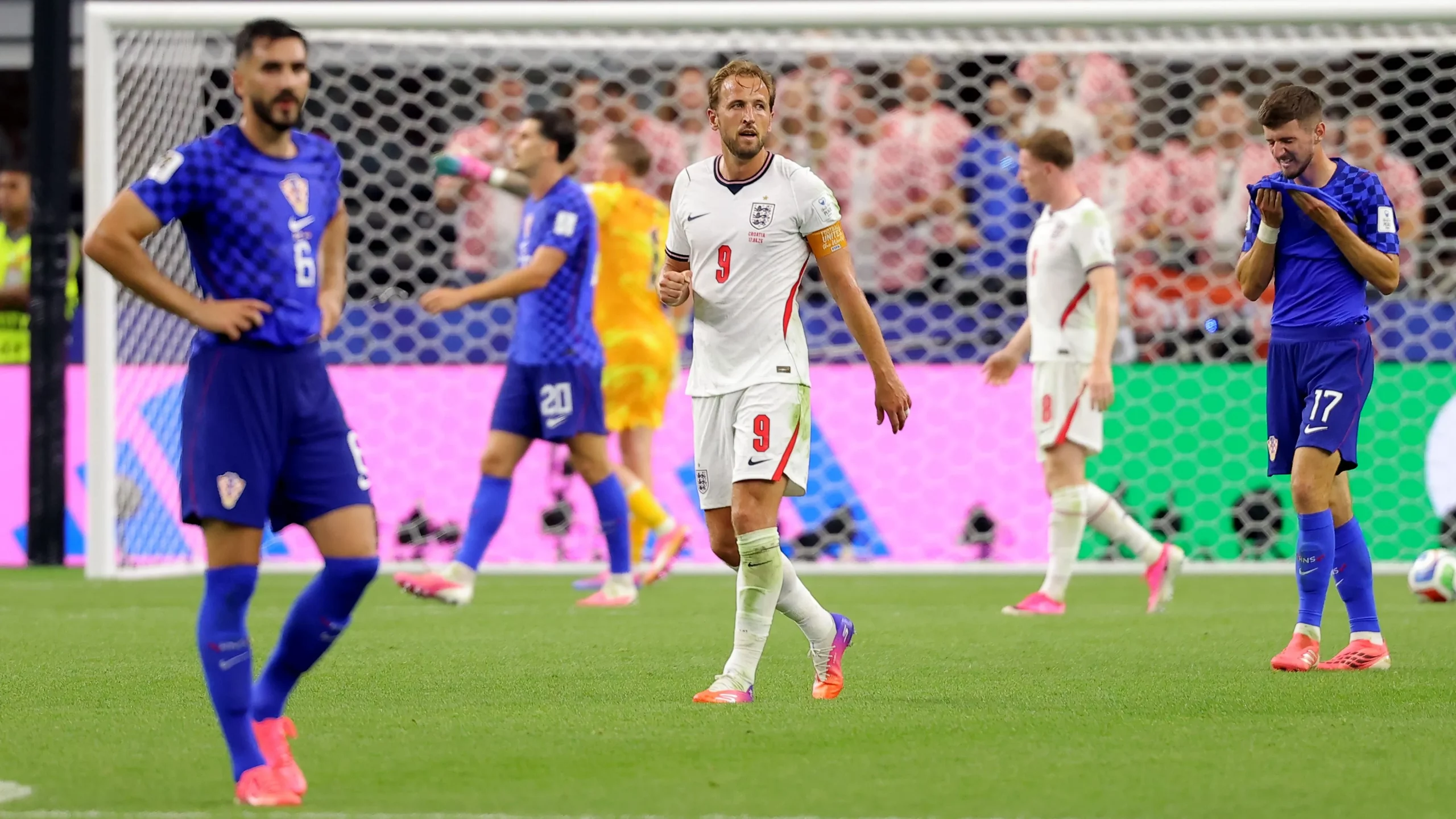 Kane contra a Croácia. (Photo by Katelyn Mulcahy/Getty Images for Rexona)