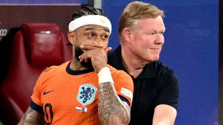 Memphis Depay e Ronald Koeman - Foto: IMAGO/Ulmer/Teamfoto.