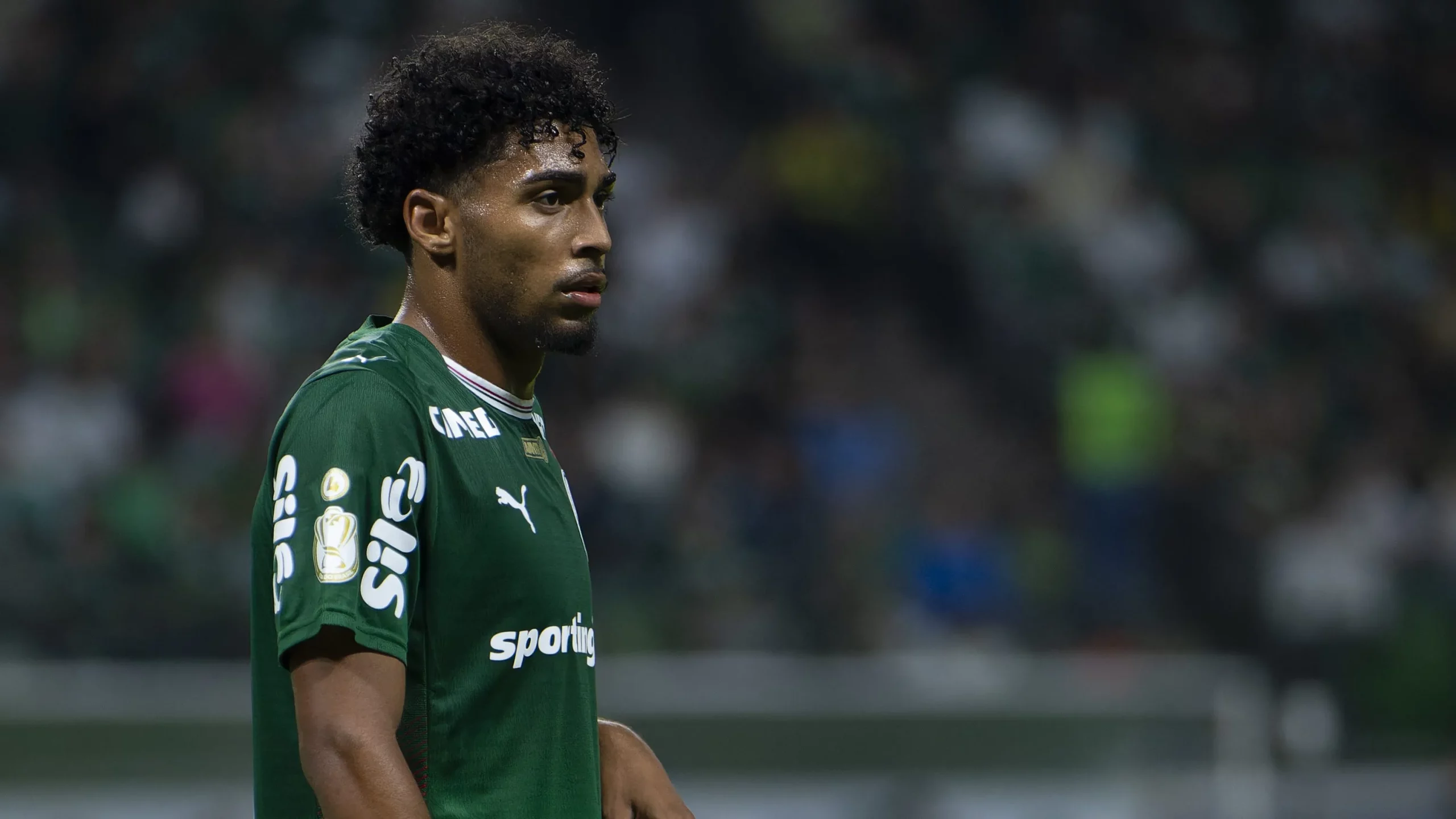 Luighi chegou a ser vaiado por parte da torcida do Palmeiras contra a Chapecoense – Foto: Anderson Romao/AGIF