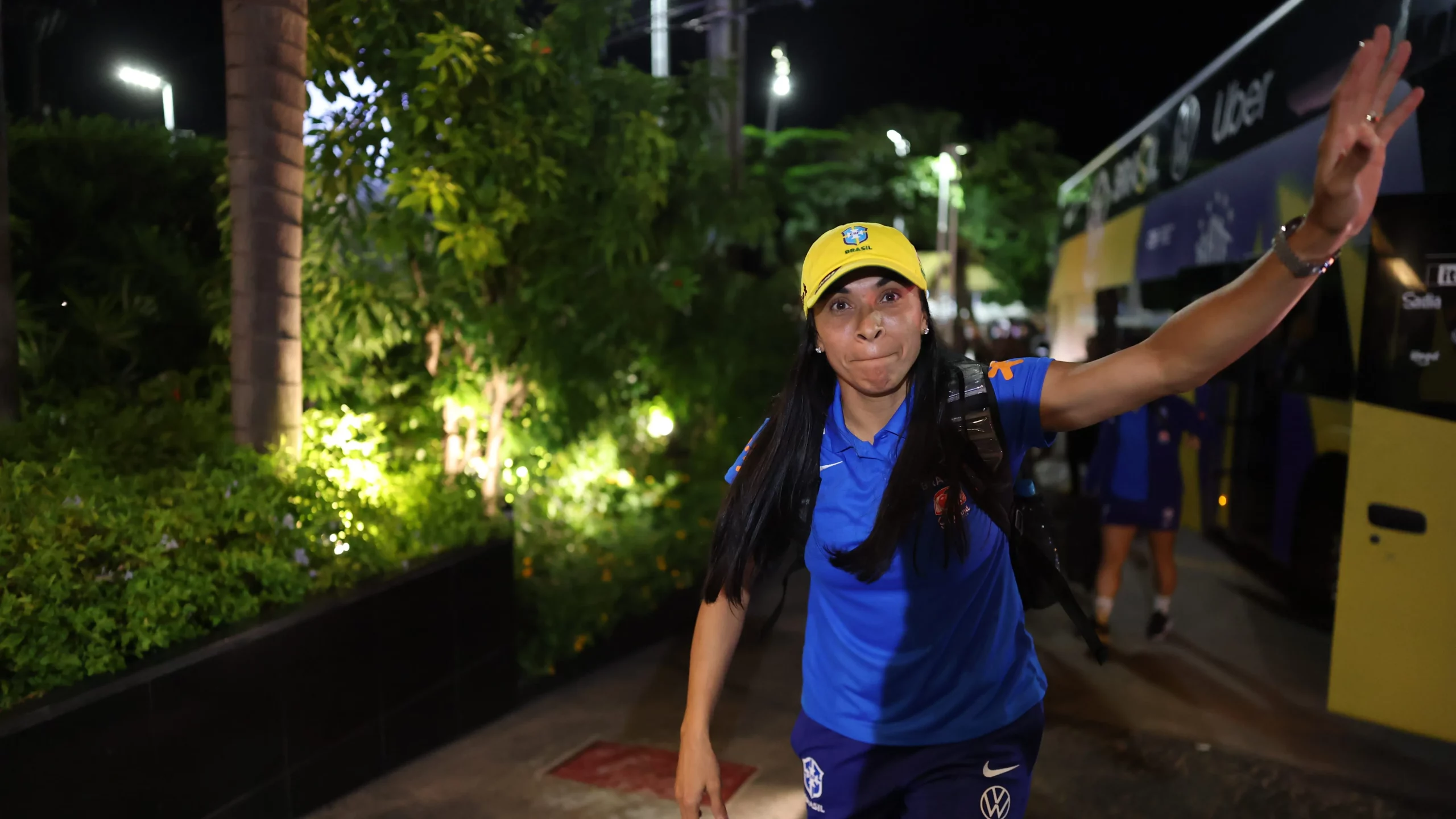 Chegada de Marta com a Seleção Feminina em Fortaleza