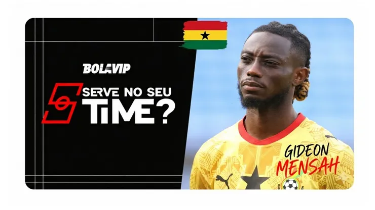 Gideon Mensah é um dos principais defensores de Gana Foto: Warren Little/Getty Images