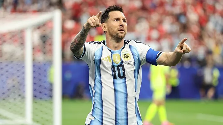 Messi tem cinco gols em dois jogos nesta Copa do Mundo. Foto: Charlotte Wilson/Getty Images