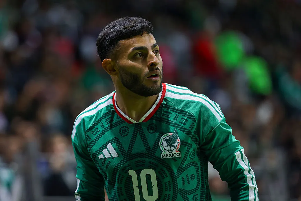 Camisa principal do México. Foto: Agustin Cuevas/Getty Images