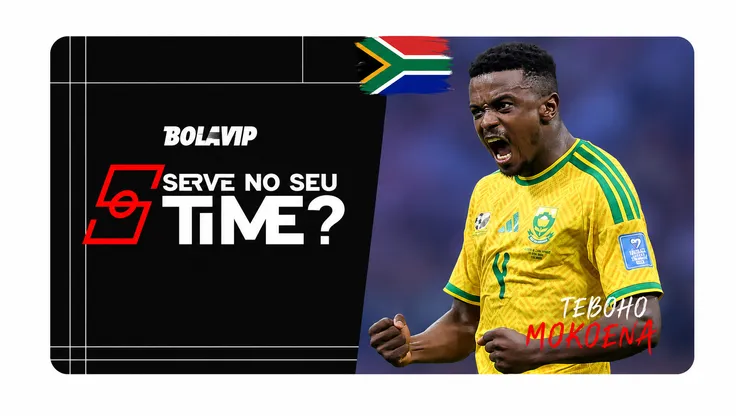 Mokoena marcou de pênalti para a África do Sul