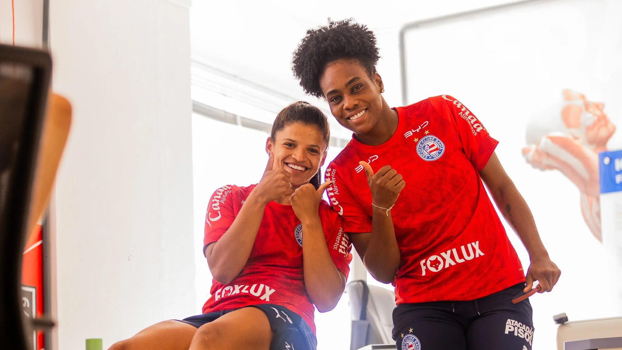 Jogadoras do Bahia iniciam preparação em academia