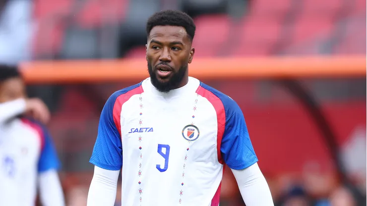 Duckens Nazon, máximo goleador de Haiti. (Photo by Vaughn Ridley/Getty Images)