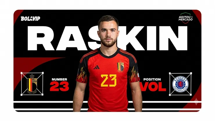 Raskin pode valorizar na Copa. Foto: Arte Bolavip